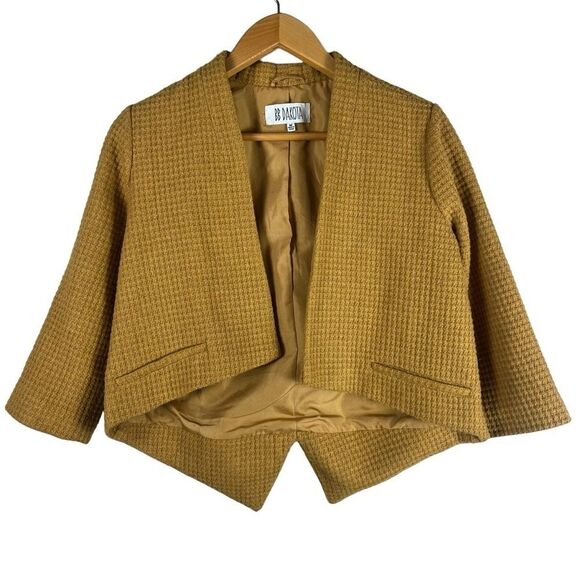 BB Dakota Textured Cropped Causal Blazer Medium - Picture 2 of 9